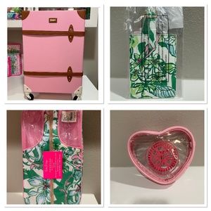 Lilly Pulitzer suitcase set  Pink Trunk